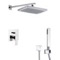 Rain Shower System with Handheld, Rain Shower Head, Shower Faucet Set